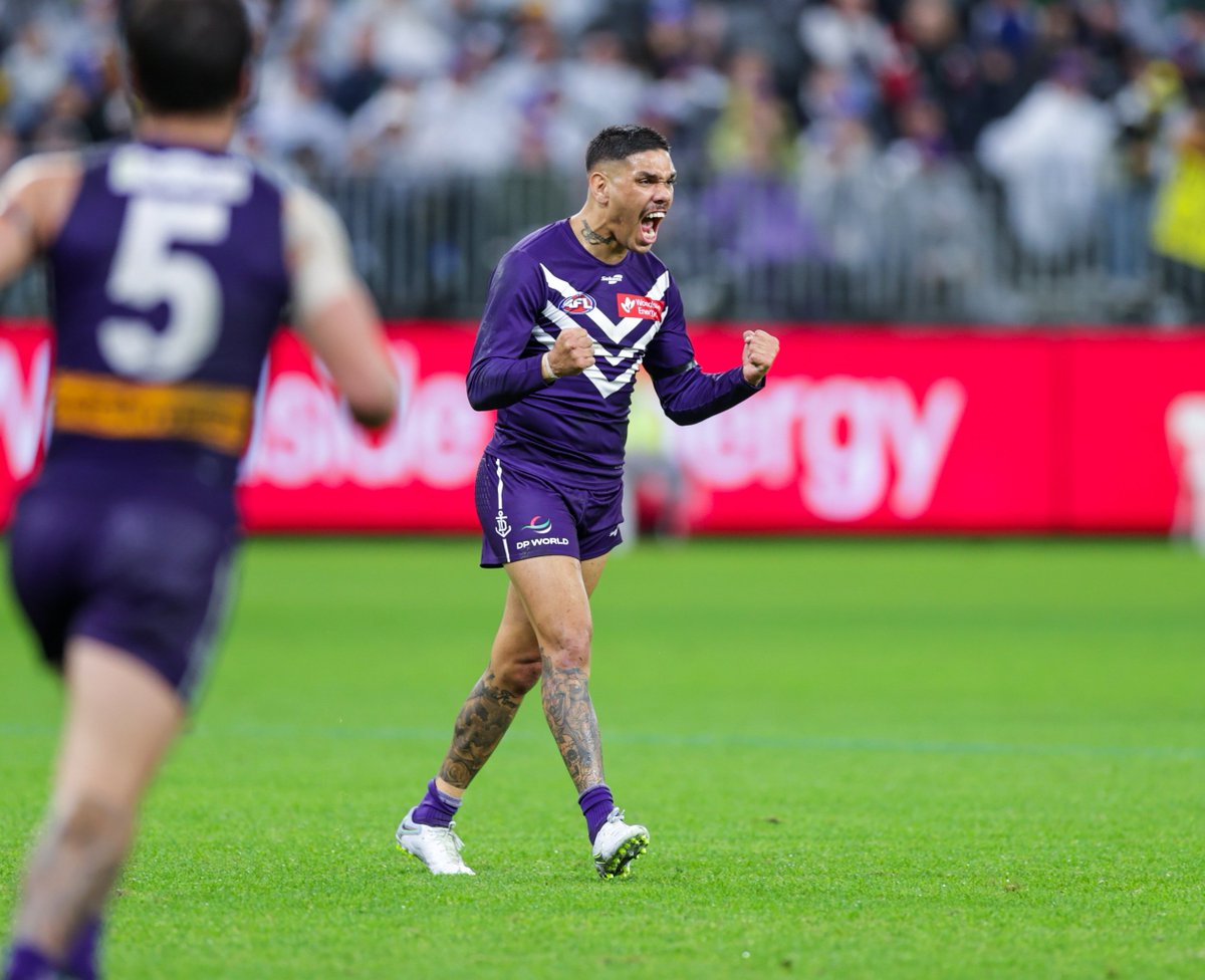 SUPER SUB. Three-goal game ⚓️

⚓️57  🐯 75

#AFLFreoTigers #foreverfreo