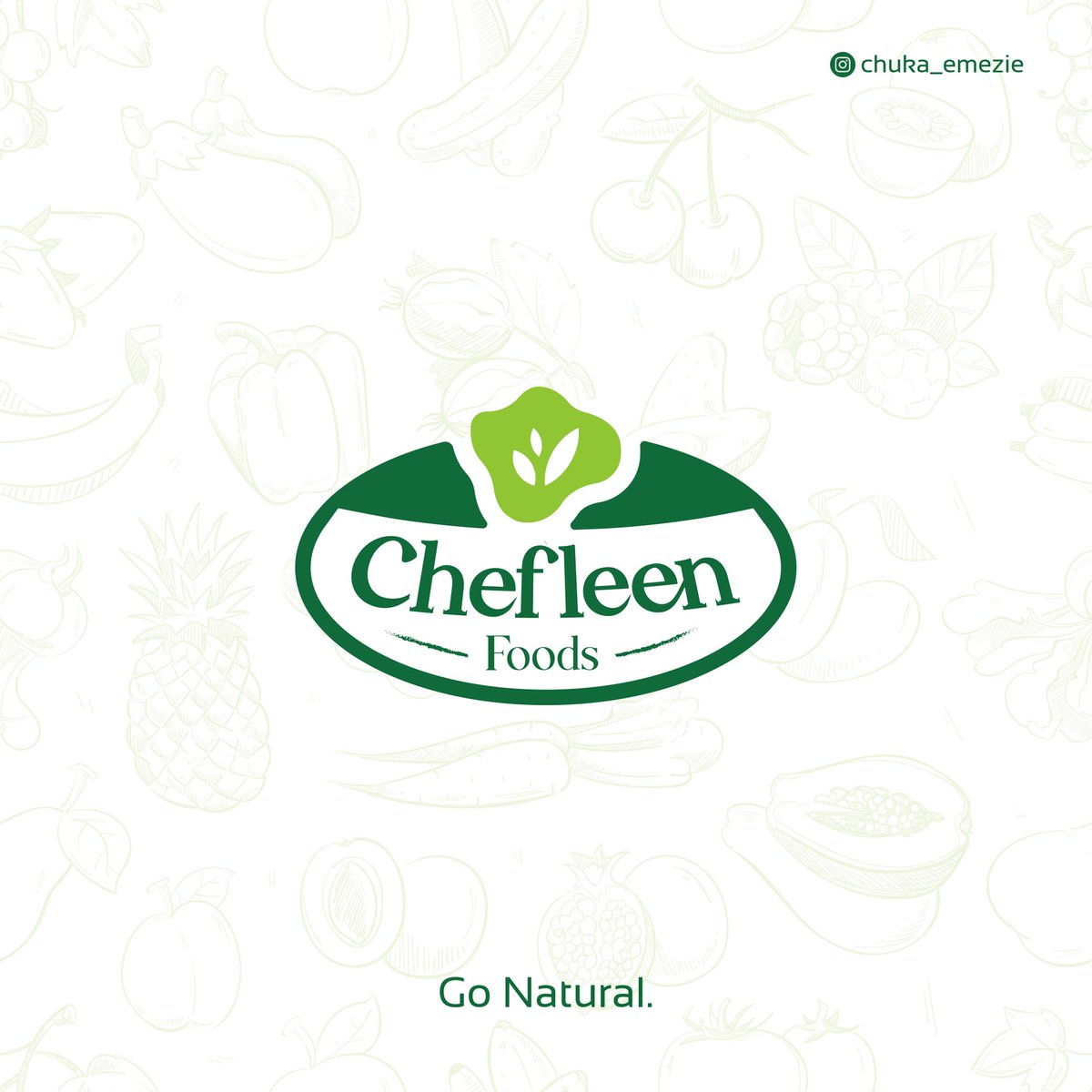 chukaemezie's tweet image. I just concluded a project for Chefleen Foods - a food brand that packages dry products.
Here's the final logo outlook and branding.