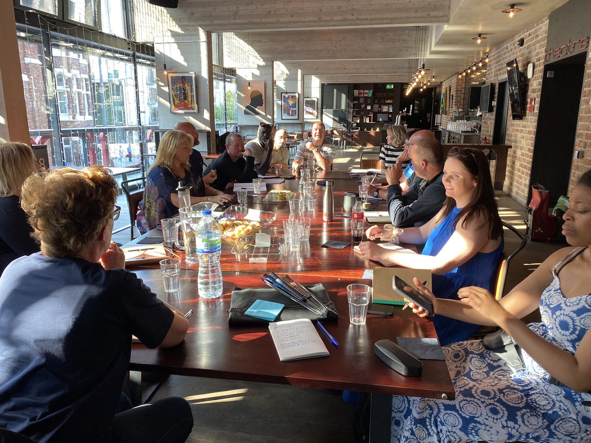 Huge thanks to @SallyAbbott3 for leaving her writing desk last night so close to a deadline to come and speak to this year’s writers about ‘How The Fuck Do We Do This?’ (The ‘this’ being writing without losing your mind.) Loads of great advice! Thanks Sally. X