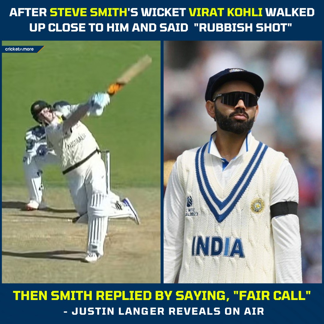 Virat Kohli Sledged Steve Smith after the latter's Dismissal!

#WTCFinal2023 #AUSvIND #Australia #TheOval