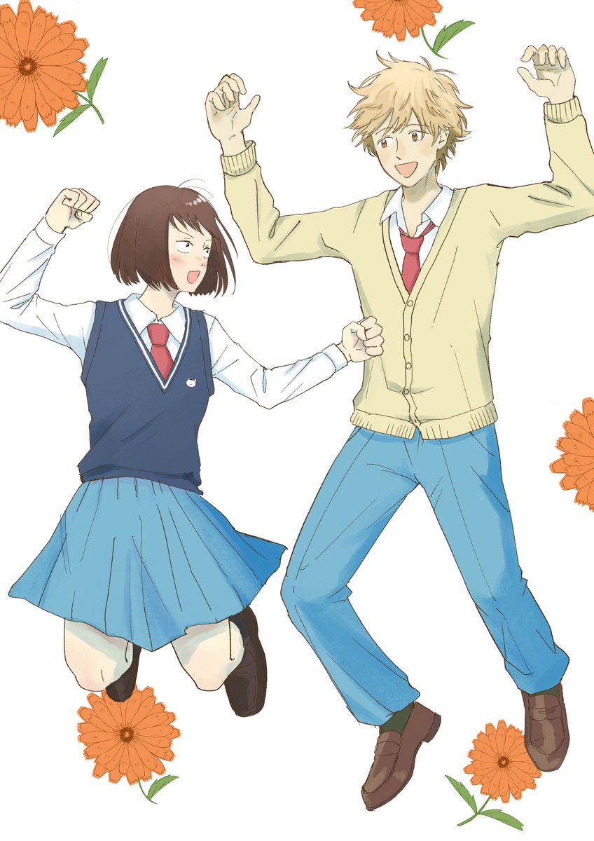 スキップとローファー描いた⭐️ https://t.co/Od1bRn80Eu