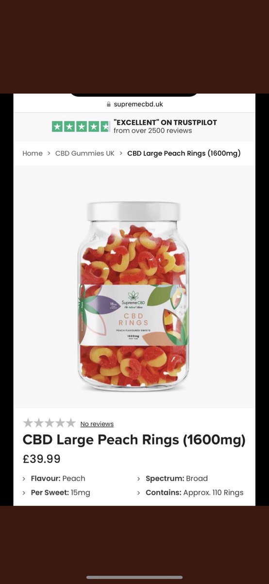 afowler06's tweet image. Competition win a large box PEACH RINGS tonight 10PM FREE to one of my followers who RETWEETS this tweet FOLLOWS @supreme_cbd and comments why they need it below to help me pick a winner, good luck 🤞🏻you can also save 40% with code Fowler40 at checkout at supremecbd.uk/collections/cb…