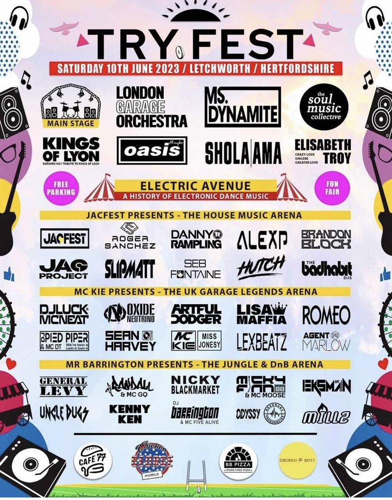 Eksman_mc's tweet photo. Promoter head off, MC head back on. Today Letchworth 4-5PM #Tryfest .. Letโs Goo! https://t.co/UE99GdaKGU