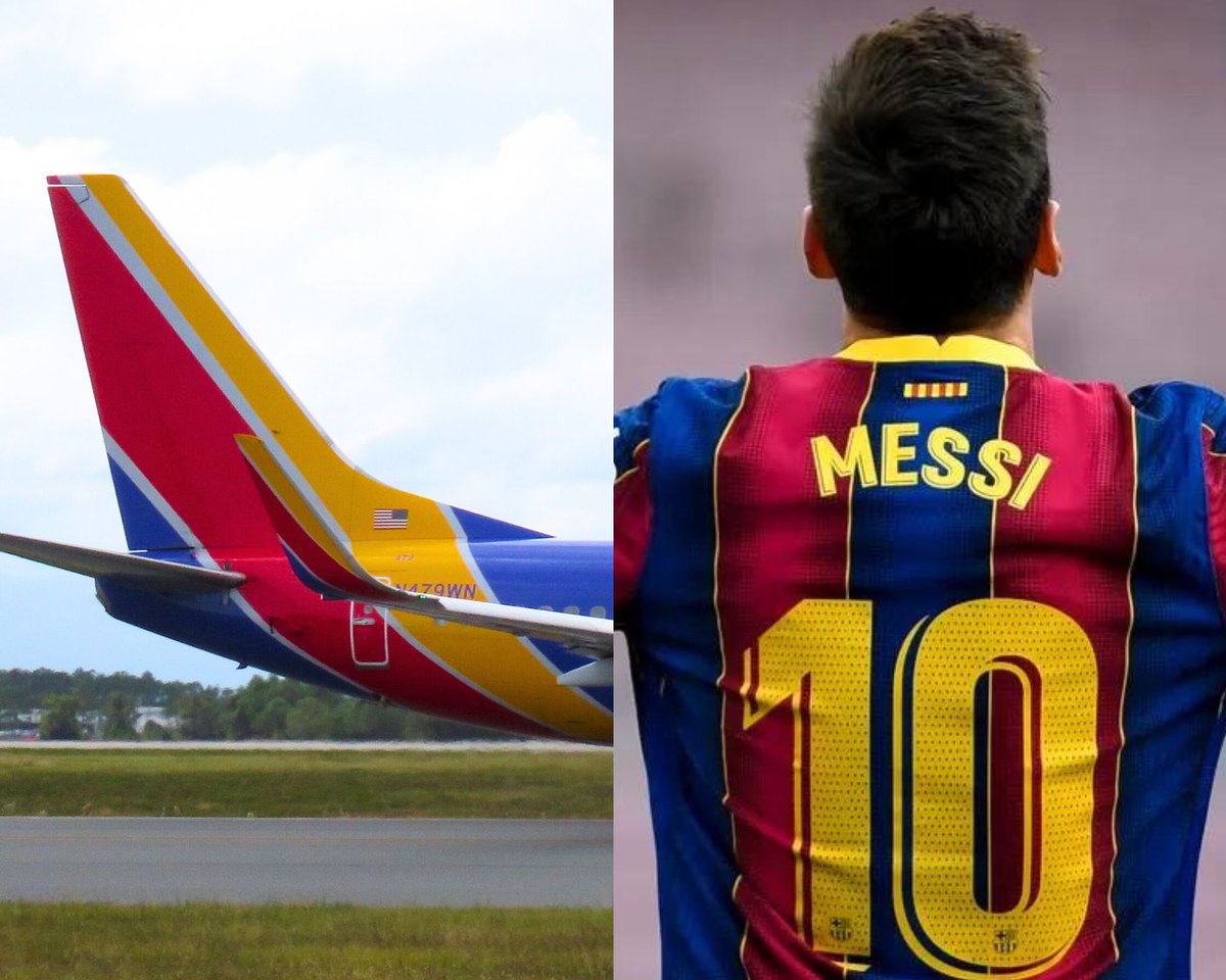Nobody: 
Absolutely nobody: 
Us: LIONEL MESSI AS AIRLINES, LET'S GO! ✈️

Aerolíneas Argentinas and Southwest: