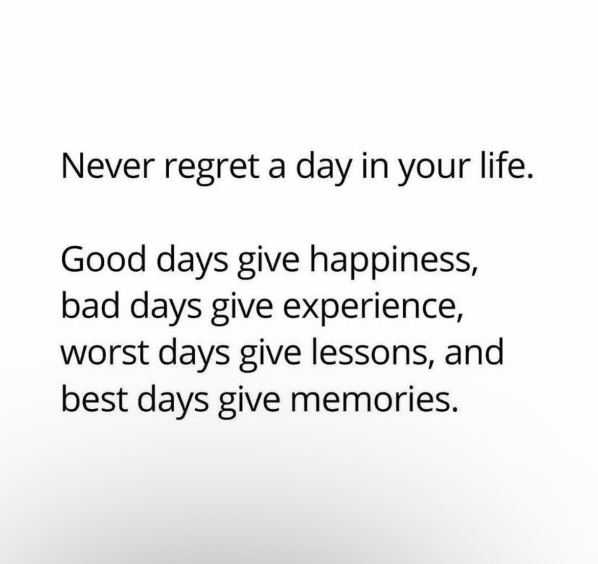 Just ponder these for a minute. Memories, life lessons, experience, happiness. We can learn from the good, the bad, the worst & the best. Everything can bring a benefit IF we look at it with the right perspective & have the right attitude. Are you thankful today? #ItsTimeToManUp