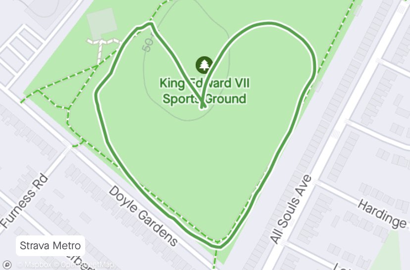 We love 💚 seeing these routes our runners are running this week. 
<a href="/GforGrenfellDay/">Green4GrenfellDay</a> #green4grenfellday