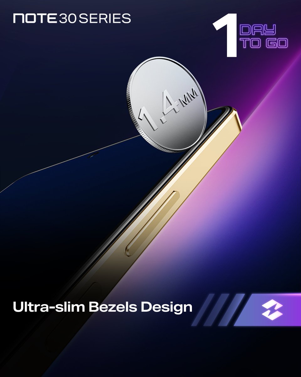 infinixrwanda's tweet image. 1 day to Go! Take NOTE of the date because what you are waiting for will be like nothing you've ever experienced!

#Infinix #InfinixNOTE30Series #AllRoundFastCharge