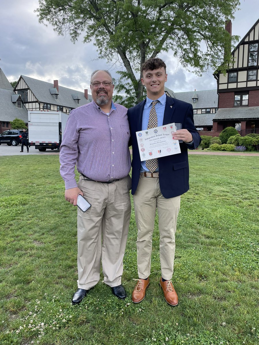 Athletic awards ceremony last night. Won Team MVP and All-ISL honors.