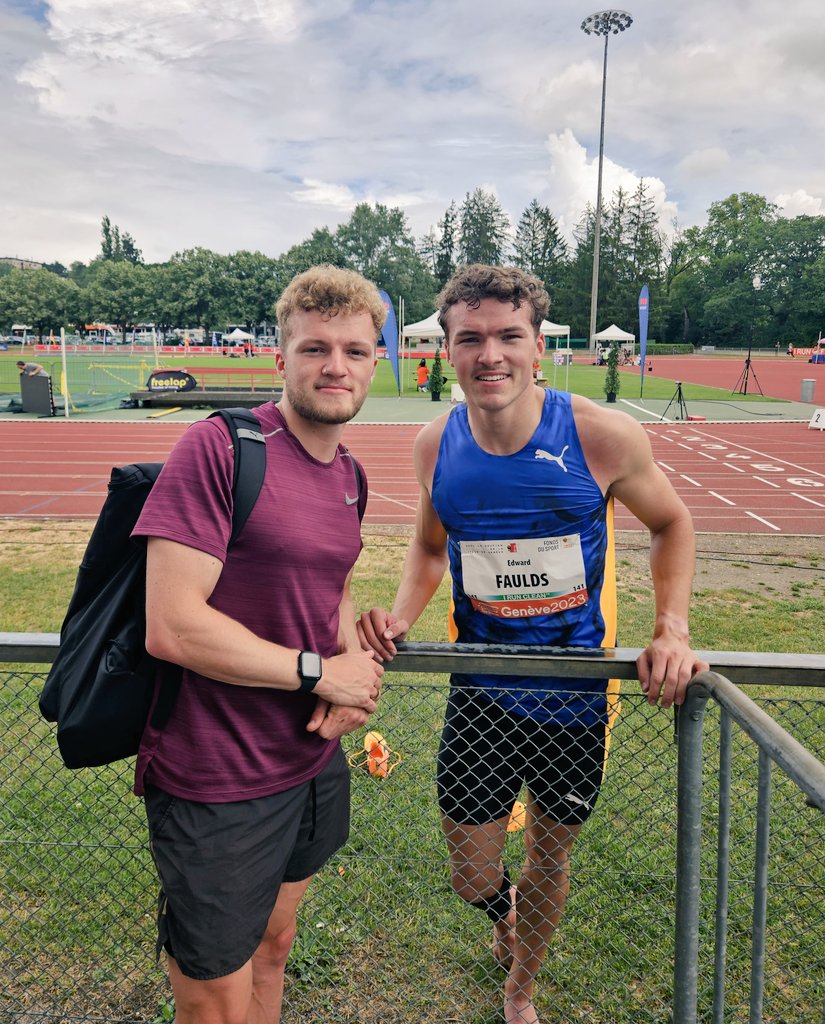 Season's best for the Faulds brothers in Geneva @atleticageneve @FauldsJosh - 50.93 400 Hurdles @FauldsEd - 45.99 400 Metres Let's go ⚡️