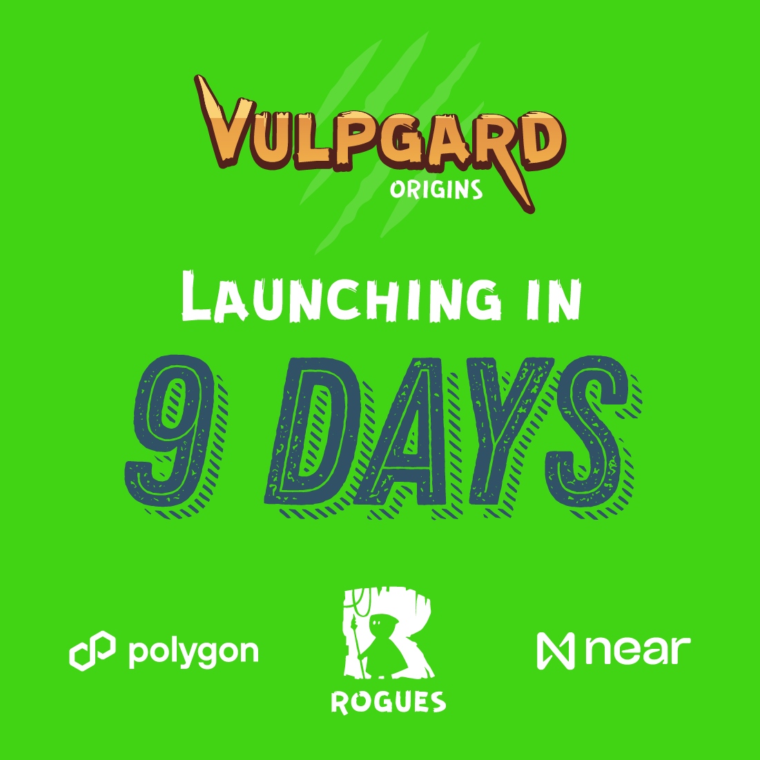 rogues_studio's tweet image. 9 Days to go till LAUNCH! 🤩

#nfts #web3 #NFTCollection #Web3Gaming #launch #NEAR #Polygon #multichain