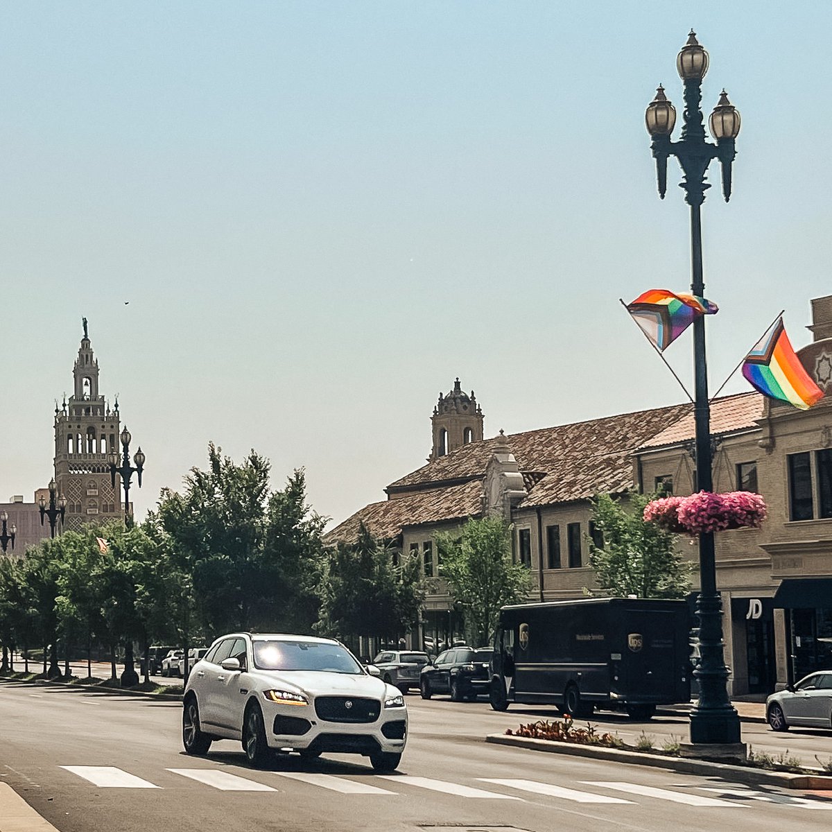 Who's going to the #KCPride parade today? TAP IN. 🌈