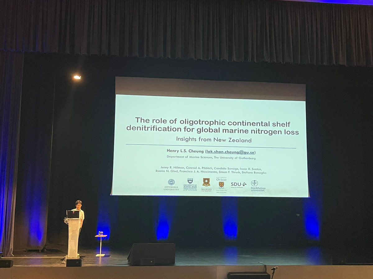 Amazing chance to present at #ASLO2023 about benthic nitrogen removal on New Zealand shelf. What a wonder week with new and old friends in Mallorca!