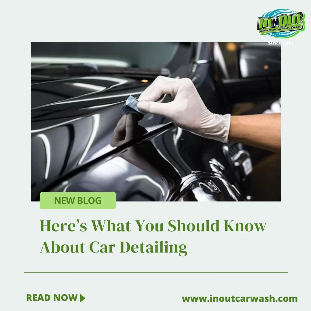 Read this blog to know the benefits of car detailing - ow.ly/aIRZ50OKBfg

#cardetailers #autodetailing #cardetailing #cleancar #InNOutCarWash #Brampton