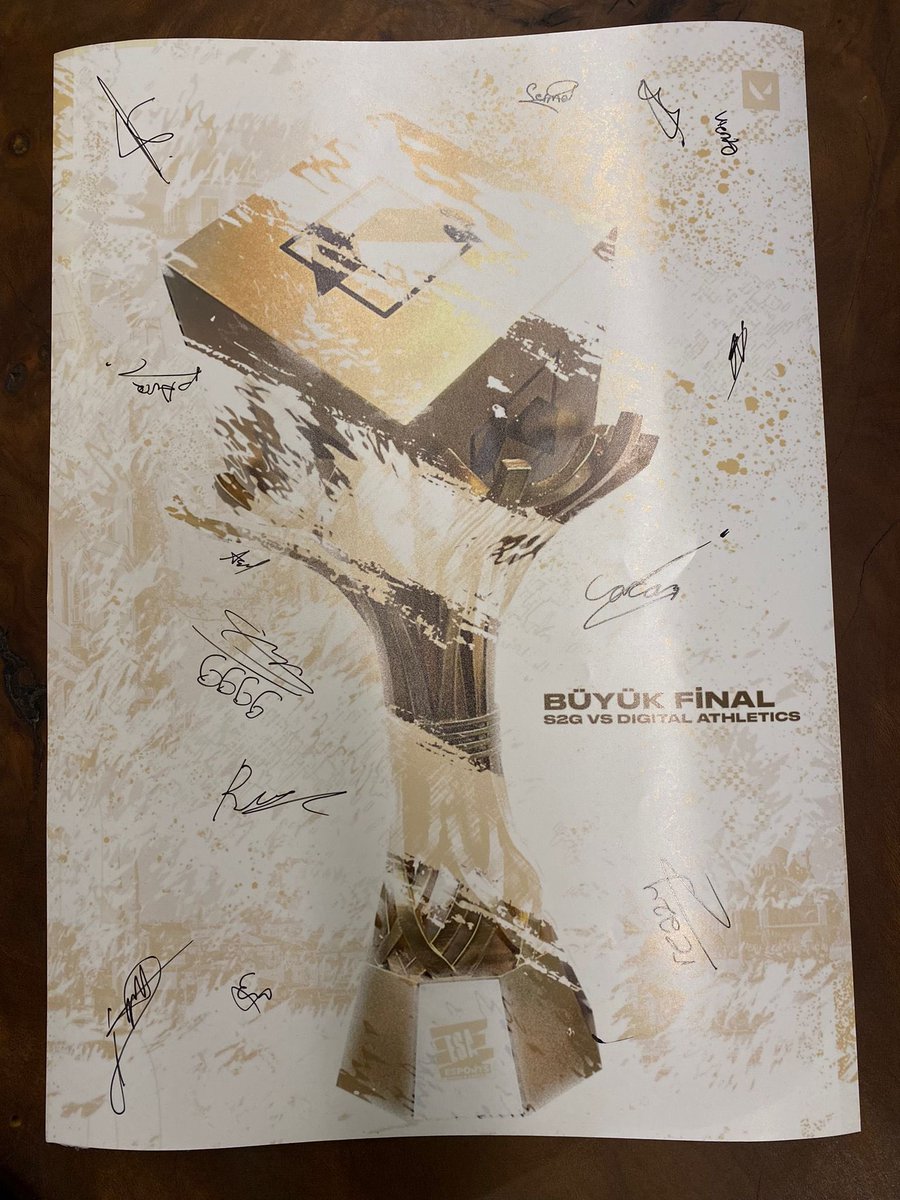 Challengers TR Büyük Finaline özel sizlere 15 adet S2G ve DA oyuncuları tarafından imzalı poster hediye ediyoruz!

Yapmanız gerekenler:

🔹Bu tweete RT + Beğeni
🔹Bizi takip etmek
🔹Yorumlara bir arkadaşını etiketlemek

Herkese bol şans!