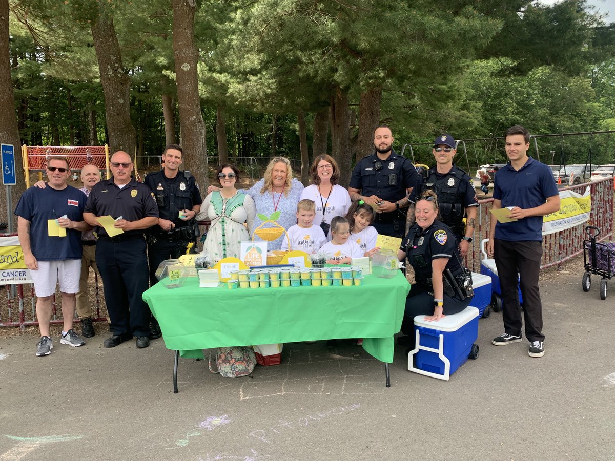 HighlandCT's tweet photo. Thank you Cheshire First Responders for supporting Alex’s Lemonade Stand fundraiser for Pediatric Cancer Research https://t.co/0a1A1UhWe4