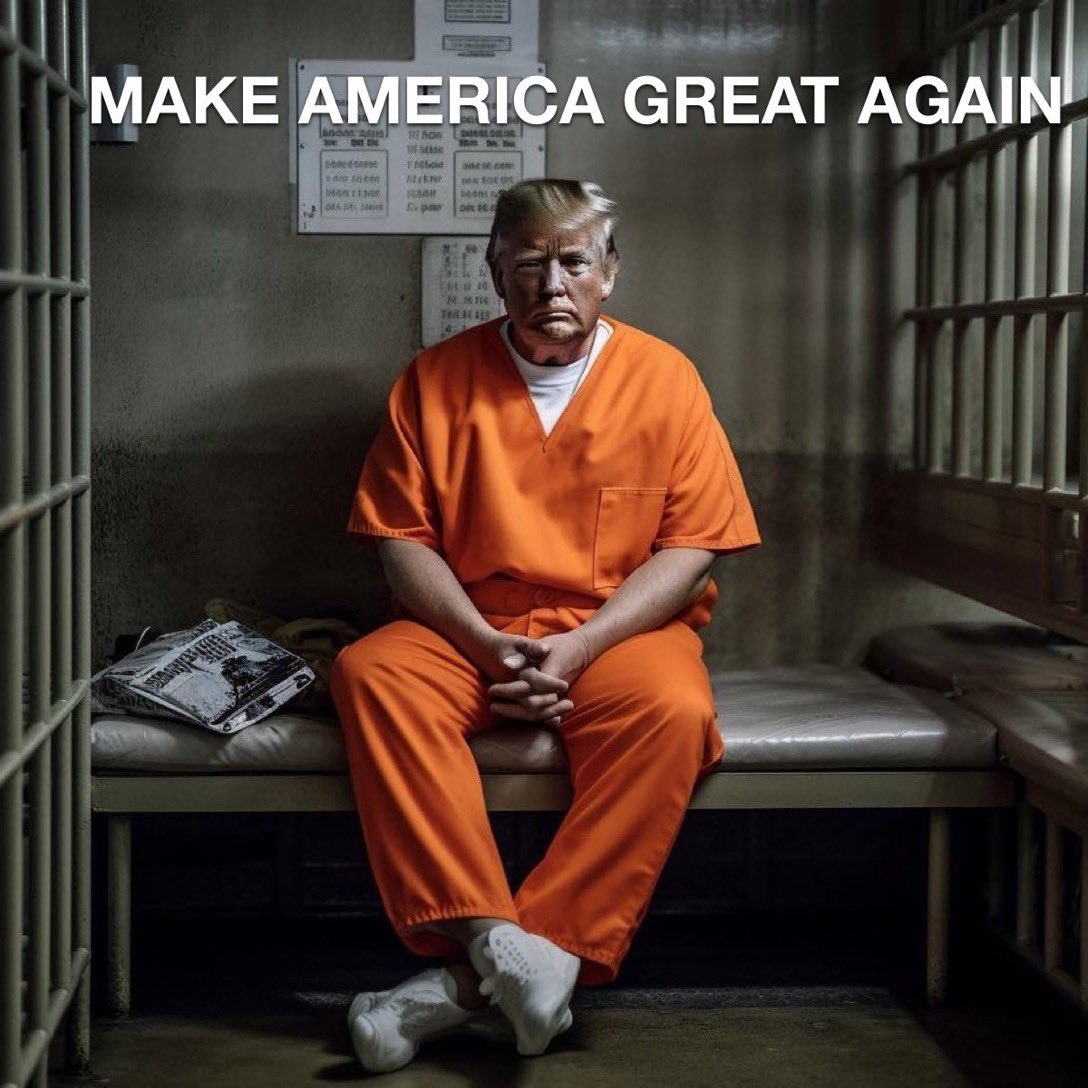 FrostedDibs's tweet image. Do you think Melania will even bother to visit him once he makes his permanent residence inside the Greybar Hotel?