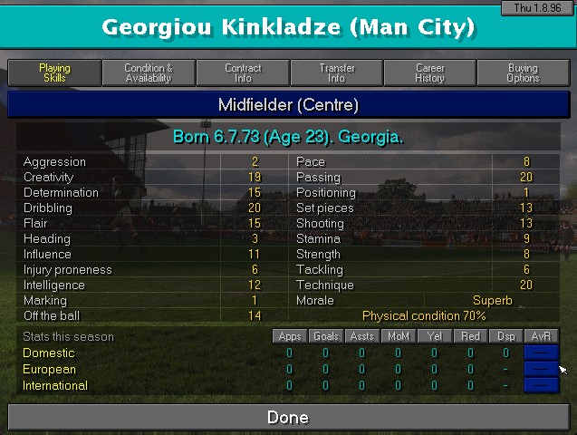 ChampManager2's tweet image. Ince strengthens Inter's CM? Kinkladze off the bench?  #UCLfinal
