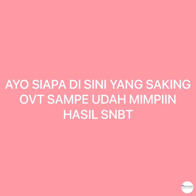 CEK PINNED! tweet media