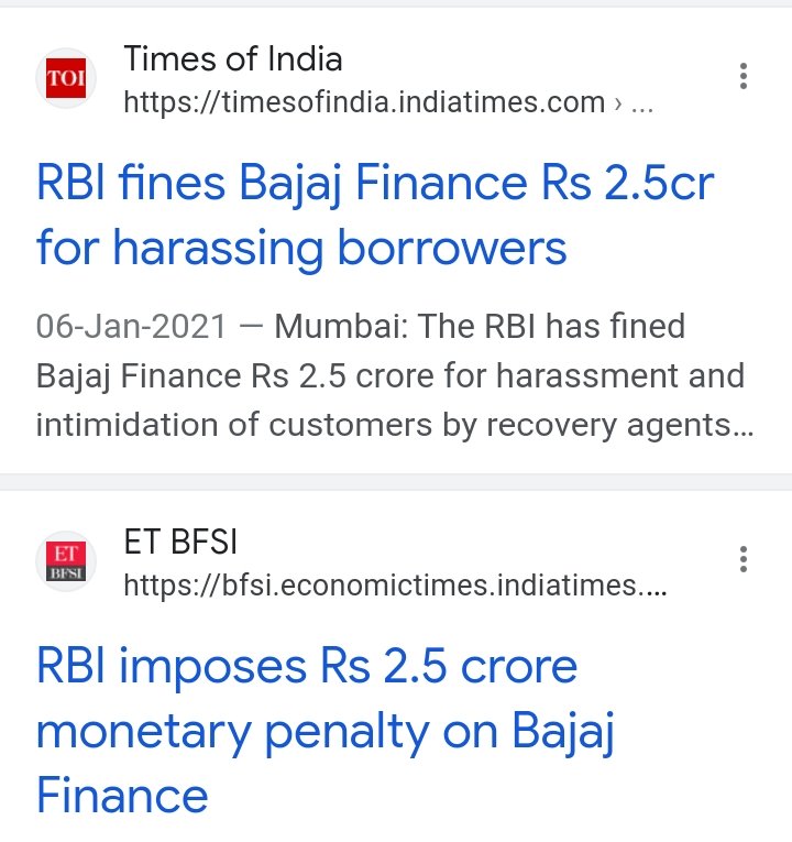 PhonePe features Sponsored links from #BajajFinance, n #kotak for loans. Are their practices are in line with RBI'S guidelines. Newspaper reports show they have been slapped charges for policy violation. 

Shouldn't @PhonePe justify their collaboration with these loan sharks?