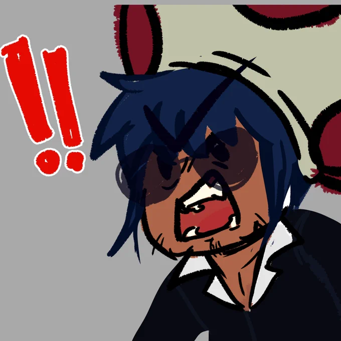 *in toad voice* NEEDLE NOGGIN!! #trigun