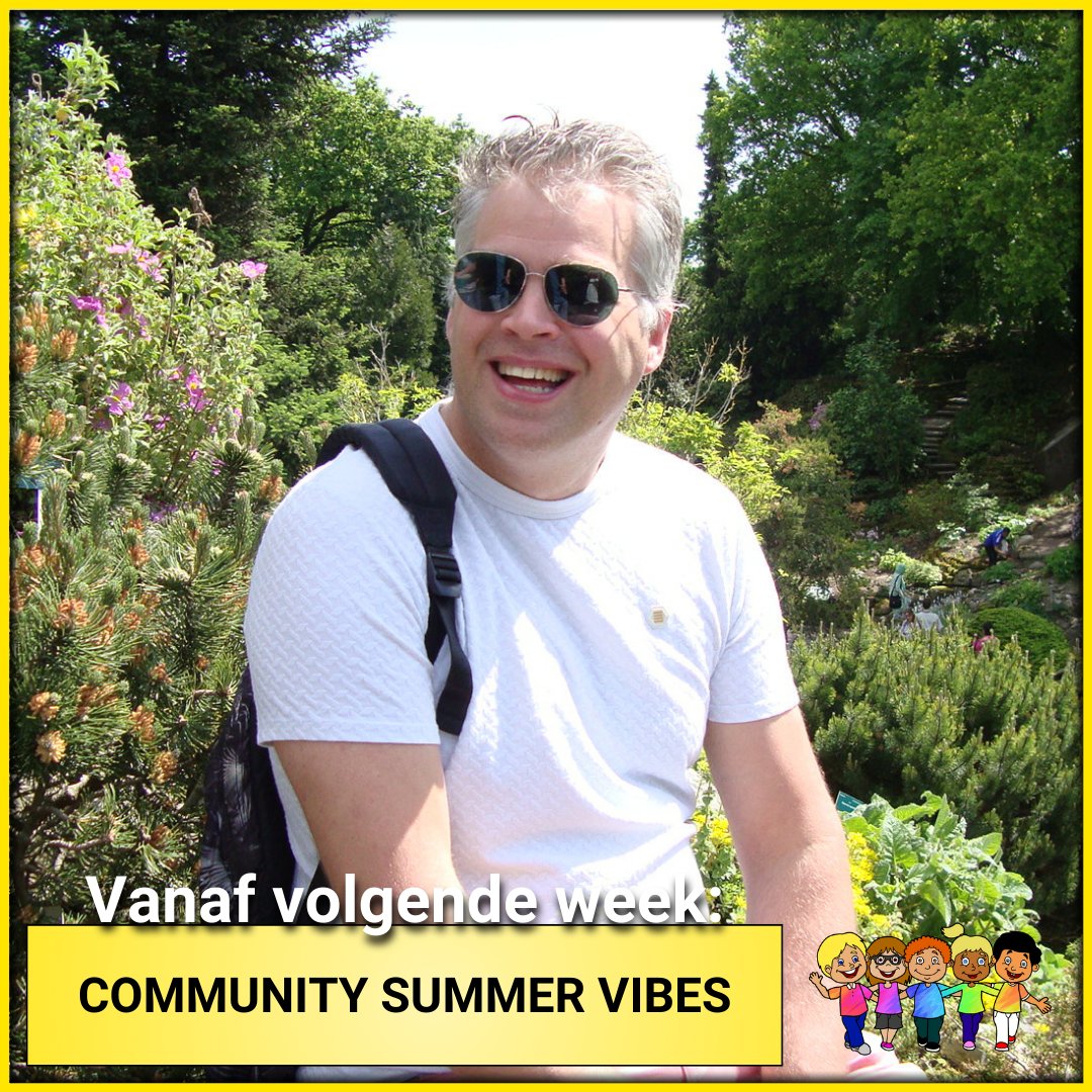 StDeCommunity's tweet image. Vanaf volgende week komen de Community Summer Vibes!

Hou de socials, website en Discord in de gaten om van alles up to date te blijven! Eén ding kunnen we verklappen, jij hoeft je de hele zomer niet te vervelen.
Tot ziens bij de Summer Vibes!
#teaser #aankondiging #summervibes