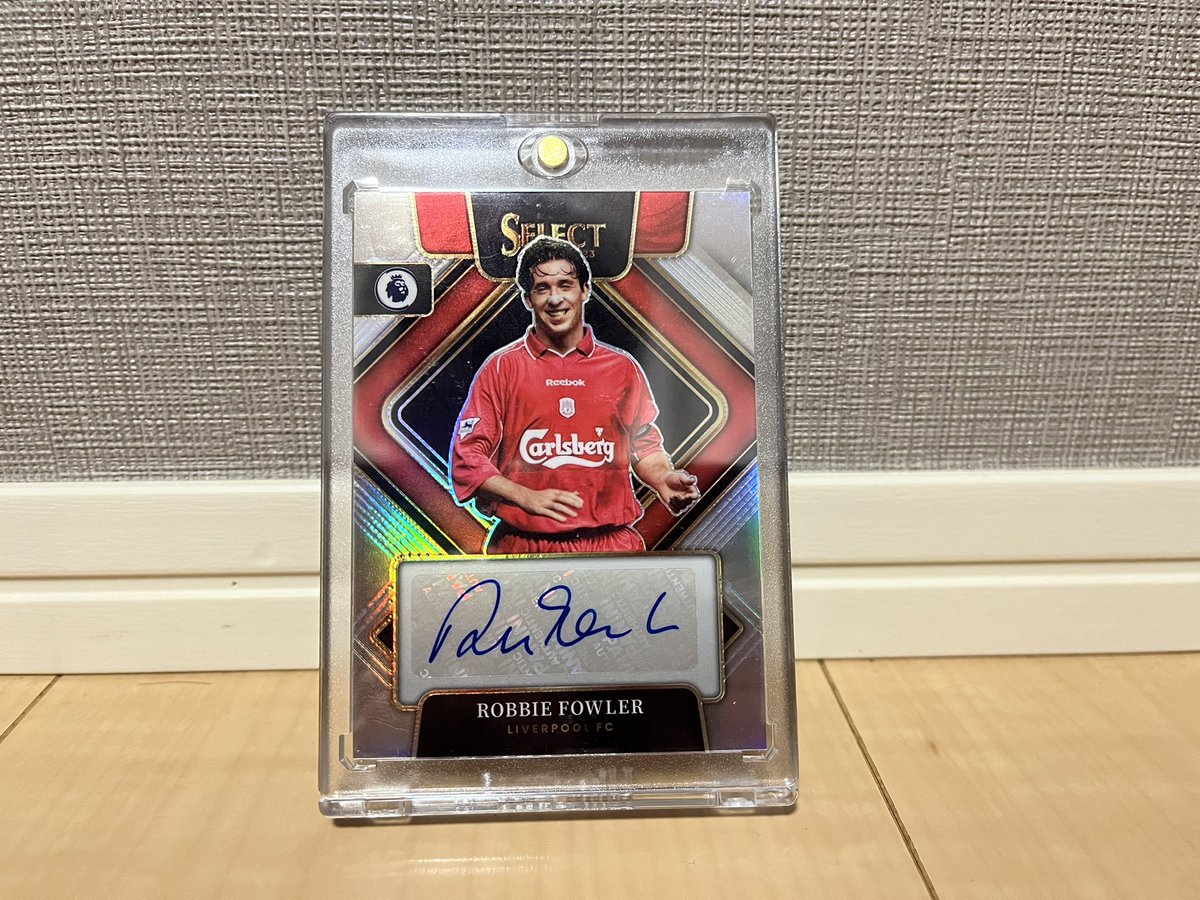 dwOrMPVrDU44578's tweet image. 開けるのが楽しくて
ゆっくりゆーーっくり開けて
初めてサインが当たりました〜🎉
#ファウラー #Fowler #リバプール #Liverpool #Panini #soccercard