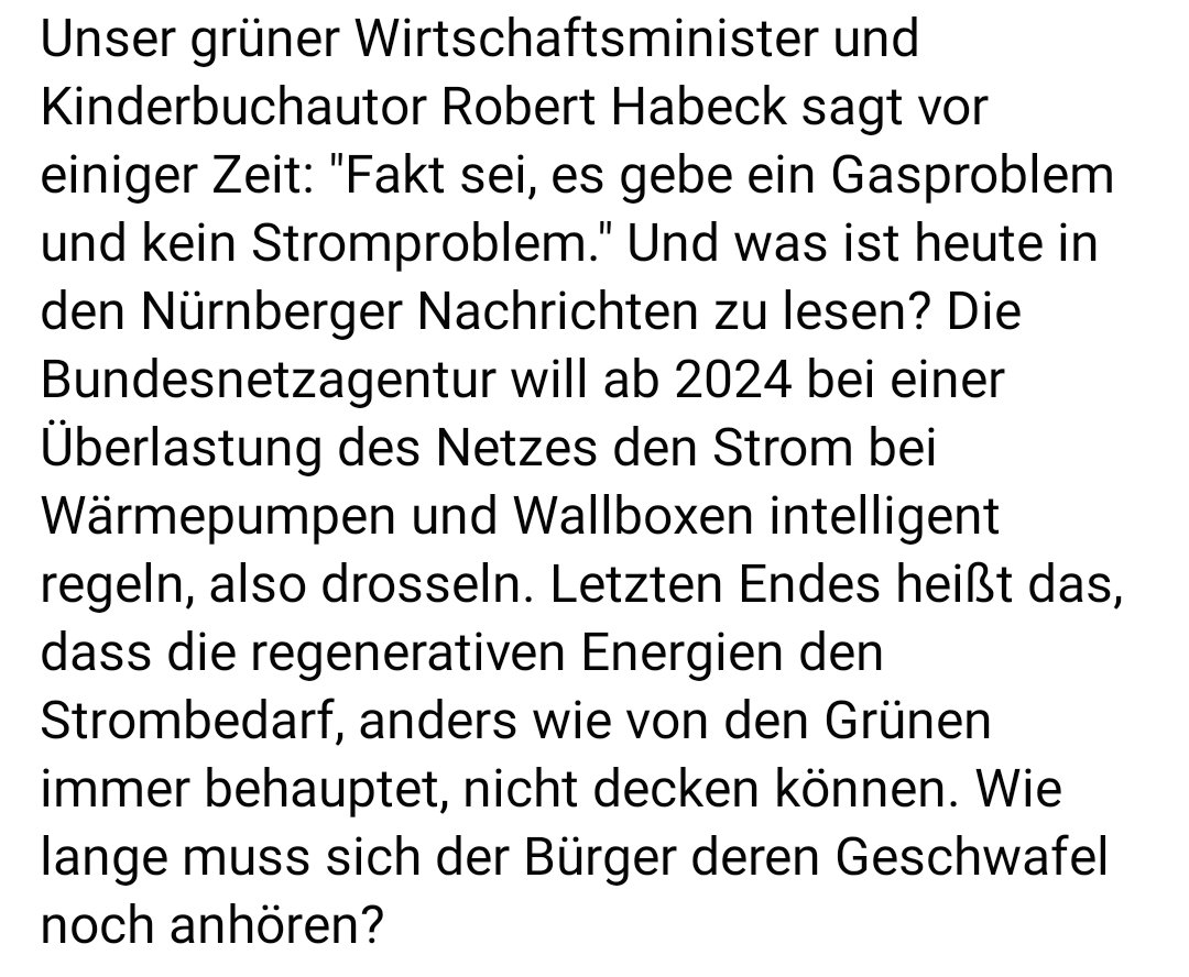 PaulWeeger's tweet image. #Habeck, #Stromproblem