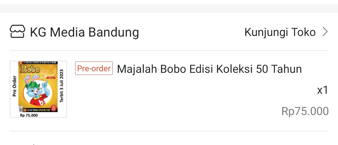 Gara2 kales aku jadi tau dan akhirnya ikutan PO Bobo 😭😭😭😭