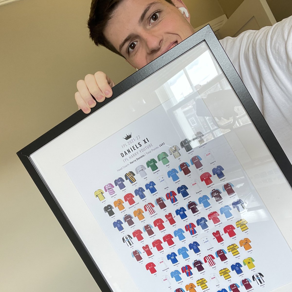 FPL_Harry's tweet image. ⚠️ COMPETITION &amp;amp; GIVEAWAY! ⚠️ 

All you have to do… 💭 (UCL FINAL)
1️⃣ Predict score at 90 mins
2️⃣ Predict first Goalscorer

3️⃣ Follow Me &amp;amp; @goodteamonpaper 
4️⃣ RT this tweet ✅ 

🏆 Prize: A personalised FPL 22/23 Team Print (like the below!) 😯 

Deadline: #UCLfinal Kick Off ✅