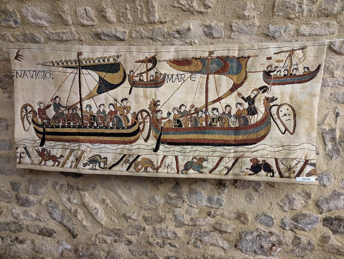 abgacademy's tweet photo. The Bayeux tapestry audio was fascinating and Mr Passingham was on hand for any history questions. #learningoutoftheclassroom #historyfun https://t.co/Mv7A2YmPlk