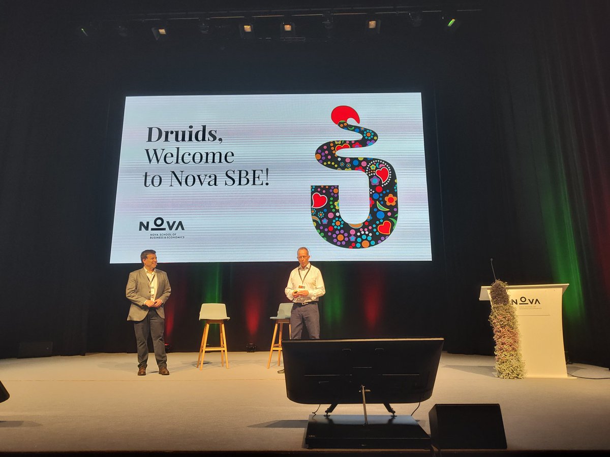 #DRUID23 is starting. Welcome to <a href="/NovaSBE/">NovaSBE</a> by <a href="/pedromoliveira/">pedro oliveira</a> and Mark Lorenzen