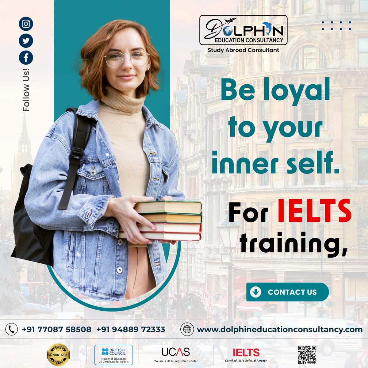 🎓You'll never cease to grow with the right teacher! Call us 🐬 for IELTS training!

Visit:
dolphineducationconsultancy.com/online-ielts-c…

#ieltstips #ieltstest #ukindians #UKstudies #Dolphineducationconsultancy #studyabroadconsultants #uk