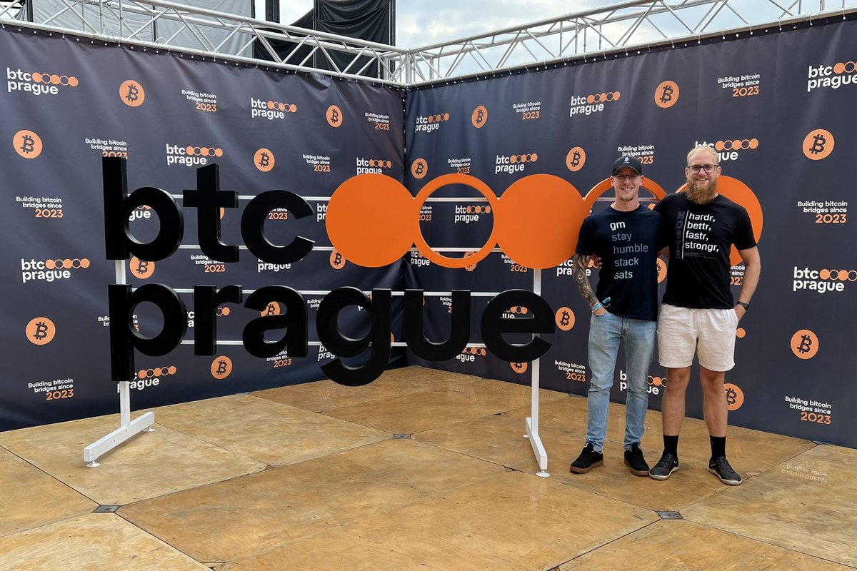Hey @ODELL <a href="/allenf32/">allen farrington</a> have no fear, we got you covered at @BtcPrague! 

#RepTheBitcoinBrand