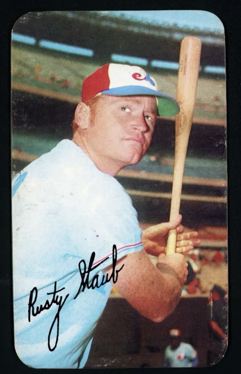 CardboardHistry's tweet photo. I’m a fan of the #PowderBlue uniforms pervasive in my ⚾️ youth (late ‘70s thru the ‘80s), but an even BIGGER fan of the lighter shade present just before my time, shown here on these #Expos & #Royals unies! #LeGrandLightBleu #SweetBlue 😉 https://t.co/mj9L47BINV