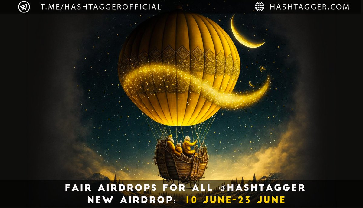 New airdrop live on Hashtagger.com for the campaign of  OG crypto: Bitcoin 1000 USDC prizes for 1000 winners. Hold more $MOOO to increase your chances of winning. 10-23 June Participate now by following the steps on the website. See tweet below
#Airdrop #Bitcoin #USDT