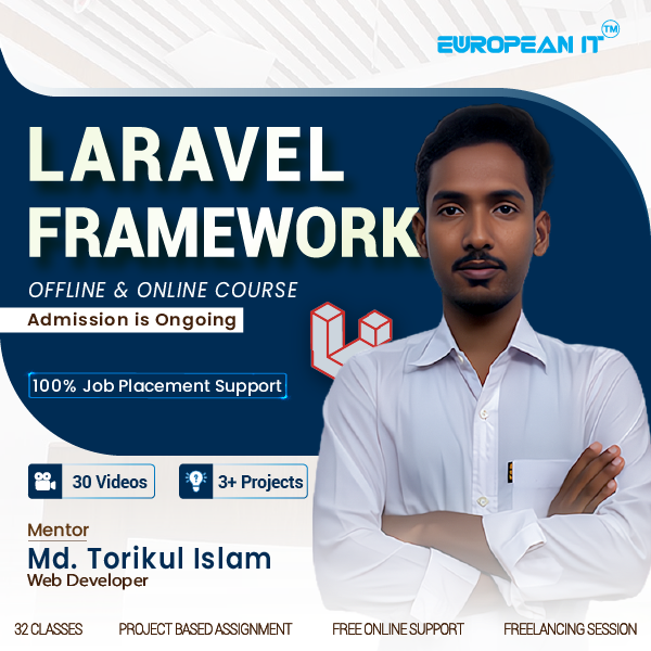 EuropeanITINST's tweet image. 💦PHP Framework গুলোর মধ্যে সবথেকে জনপ্রিয় ফ্রেমওয়ার্ক হচ্ছে Laravel. এটি একটি Open source Framework যা MVC Pattern অনুসরন করে।
#Laravel #LaravelFramework #EuropeanIT