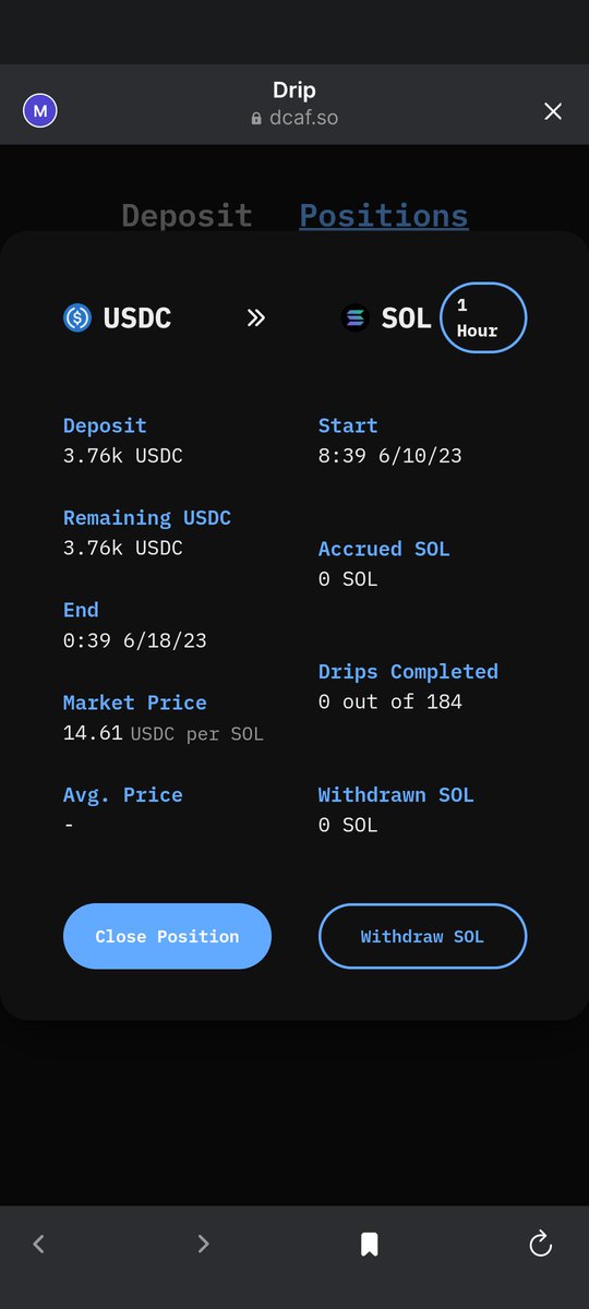 Gm

Good day to start my dca, powered by @DcafLabs