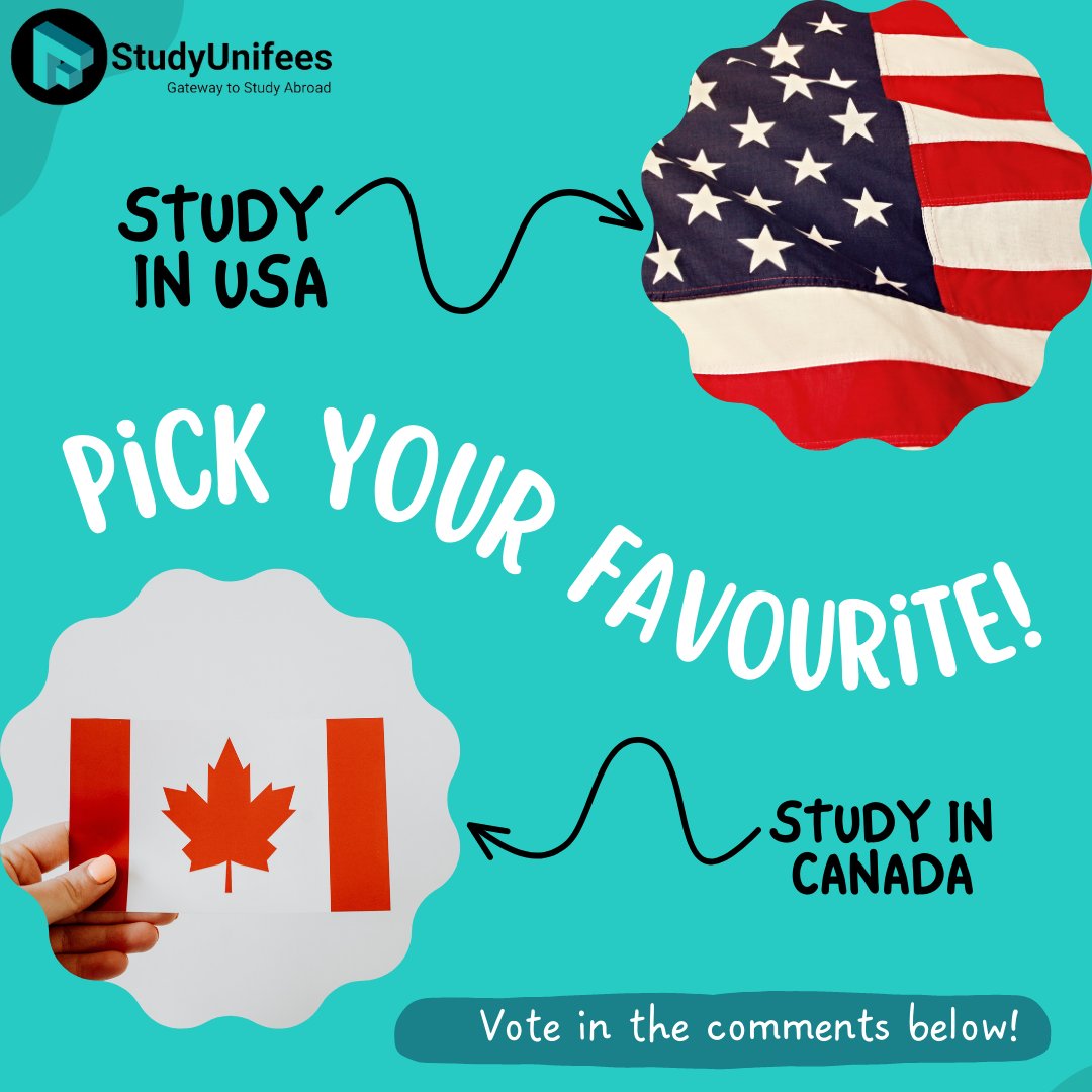 Education without borders: Would you choose to study in the USA or Canada? Share your choice and why in the comments!
Of course, here are all the hashtags arranged in one line:

#StudyAbroad #EducationWithoutBorders #USAvsCanada #StudentLife #InternationalStudies #CollegeDecision