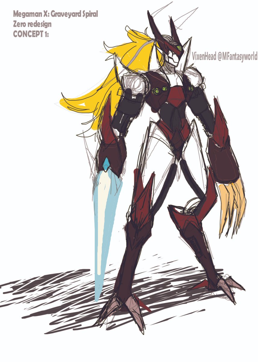 I'm a little nervous about this one...(Scary, actually)

This redesign might be the most Ambicious thing i will ever make!
Anyway, Zero is by far my favorite character in my rewrite, i hope in the future i will tell more details about him!

#MegaManX #Zero