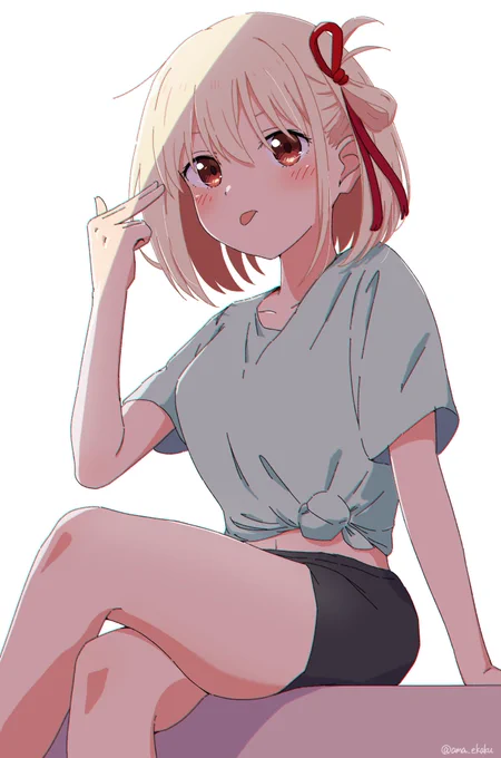 んべっ #リコリコ #リコリスリコイル