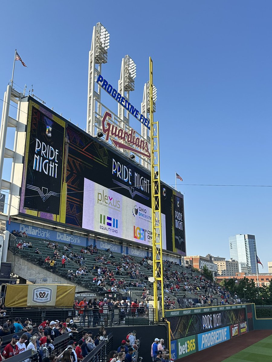 Patrick Shepherd (@patrickshepherd) on Twitter photo 1/2
Yesterday’s <a href="/CleGuardians/">Cleveland Guardians</a> Pride Night was by far the most impressive of any that I have ever experienced and included:
— Featuring organizations such as <a href="/ThinkPlexus/">ThinkPlexus</a>, <a href="/LGBTCleveland/">LGBT Community Center of Greater Cleveland</a> & <a href="/EqualityOhio/">Equality Ohio</a> at an #LGBTQ+ resource fair
#ForTheLand 1/2
Yesterday’s <a href="/CleGuardians/">Cleveland Guardians</a> Pride Night was by far the most impressive of any that I have ever experienced and included:
— Featuring organizations such as <a href="/ThinkPlexus/">ThinkPlexus</a>, <a href="/LGBTCleveland/">LGBT Community Center of Greater Cleveland</a> & <a href="/EqualityOhio/">Equality Ohio</a> at an #LGBTQ+ resource fair
#ForTheLand