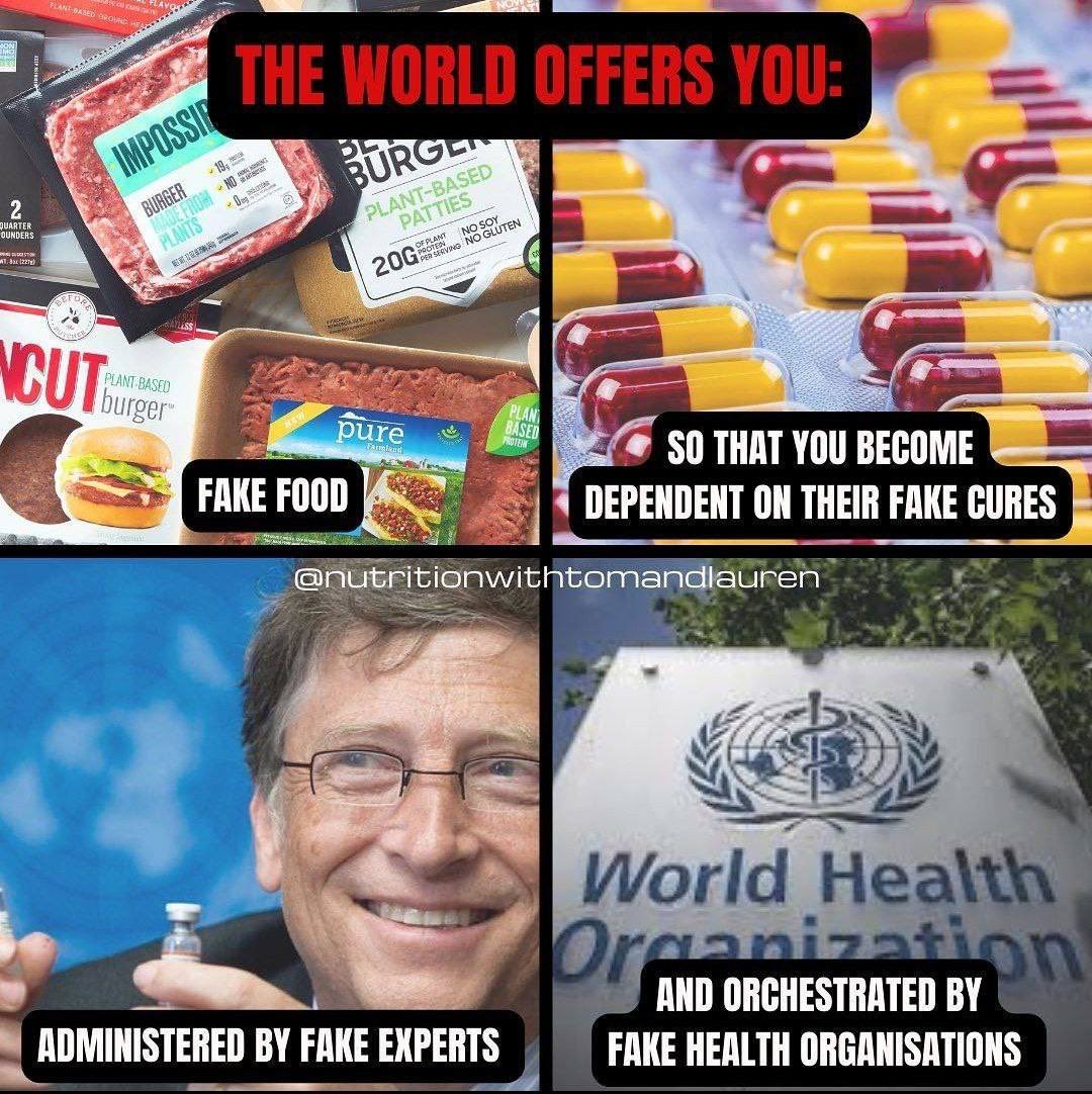 Good marketing, no longer requires marketing the product. Nowadays, they market the feeling you’ll have when you consume the products that’ll make you need their cure. #BillGates #WHO #BigPharma #LivingHealthy