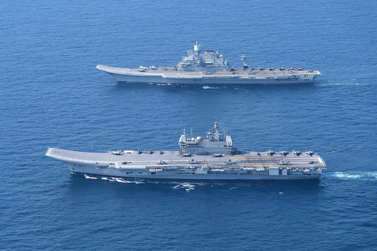 Hint Uçak Gemileri

(R-33) 🇮🇳INS Vikramaditya ve (R-11) 🇮🇳INS Vikrant