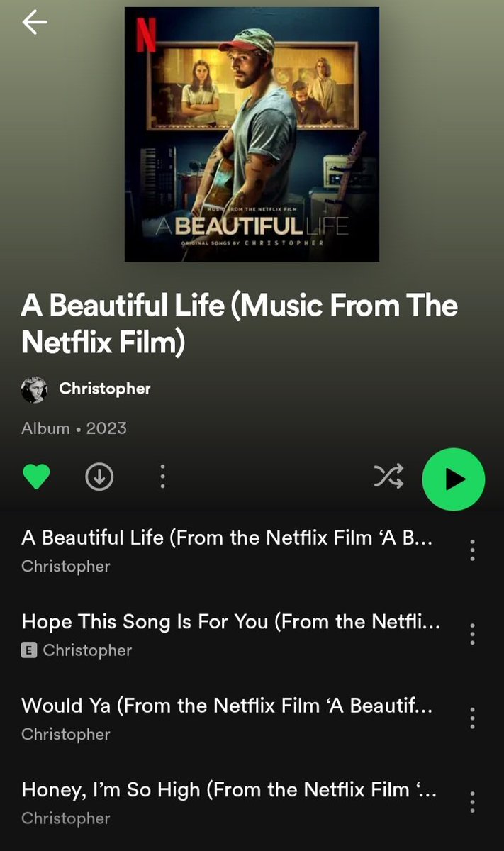 A Beautiful Life movie is so good and I love all the songs #Netflix