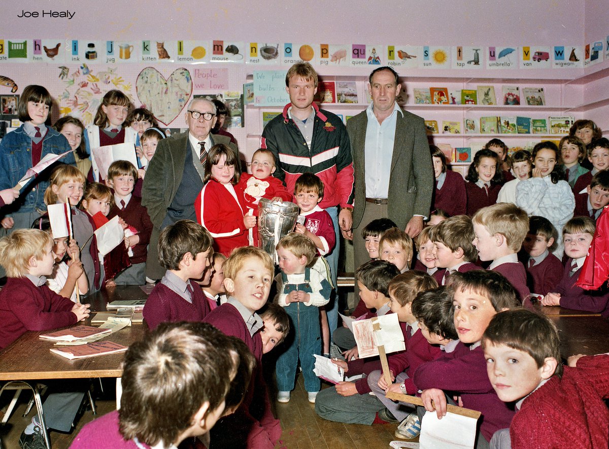 There was great excitement around the lower harbour area when the late great Teddy McCarthy brought the Liam McCarthy cup to Shanbally, Ringaskiddy and Monkstown National Schools in the days following Cork's All-Ireland double win in 1990.
#Cork #Ireland #GAA