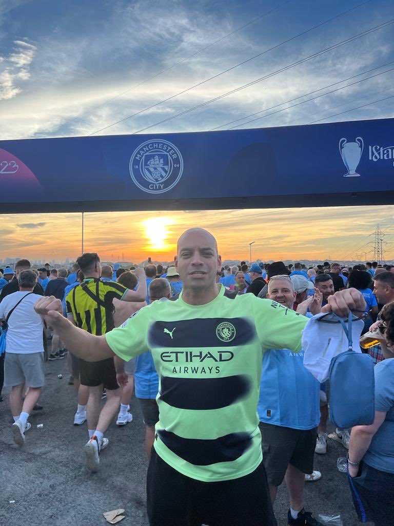 Made it! Come on City, bring it home 🏆🏆🏆 #uclfinal