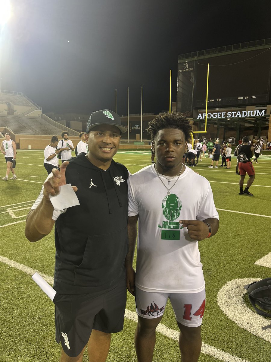 Had a great time at the UNT camp last night ! <a href="/PCobbs43/">Patrick Cobbs</a>  <a href="/TrustMyEyesO/">⭕️FFERTUNITY</a> <a href="/CoachNeill/">Curtis Neill</a> <a href="/bmecamps/">bmecamps</a> <a href="/jarrettbailey12/">Jb⁶𓅓</a>