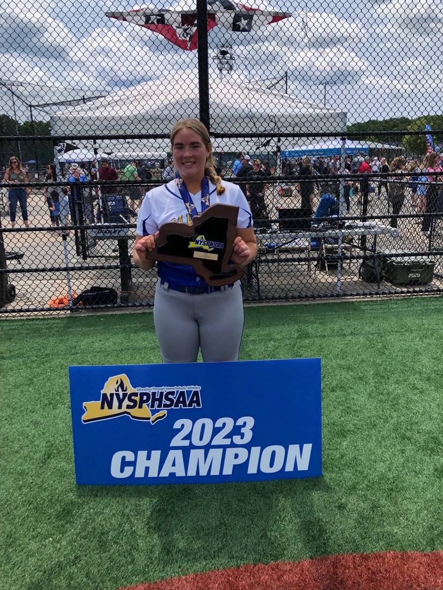 Raiders Fastpitch (@conklinraiders) on Twitter photo Champion has a nice ring to it!! NYS Class A Champion to be exact! Congratulations <a href="/olivialewis27/">Olivia Lewis</a>! 🥎🏆🥎 Champion has a nice ring to it!! NYS Class A Champion to be exact! Congratulations <a href="/olivialewis27/">Olivia Lewis</a>! 🥎🏆🥎