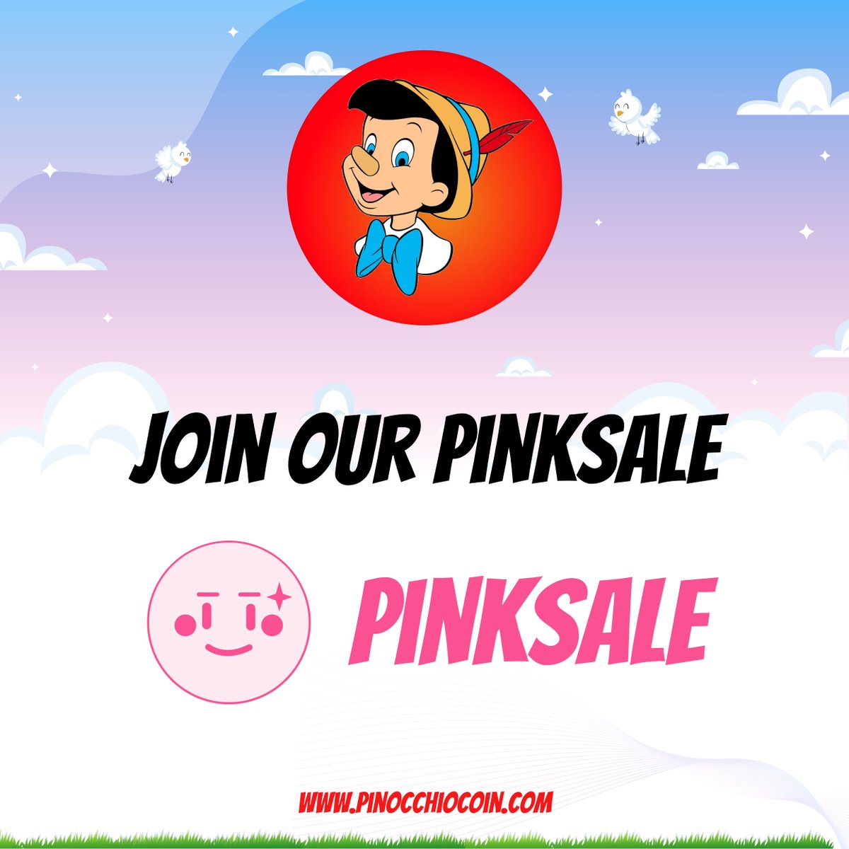 PinocchioCoinTW's tweet photo. π£ Friendly reminder to all Pinocchio Coin enthusiasts! The Pinksale for $PINO is now LIVE and ready for you to secure your tokens. πβ¨
#PinocchioCoin #TokenSale
Link:
https://t.co/XYNtkuntfI https://t.co/Japr2kF292