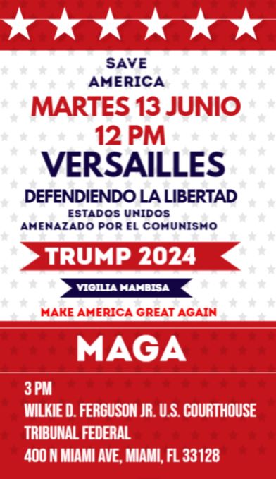 joetalavera1's tweet photo. @KariLake 400 N Miami Ave, Miami, FL 33128
WE THE PEOPLE vs TYRANNY
MAGA VS DEEP STATE
SAVE AMERICA
AMERICA FIRST https://t.co/57E04TqOPk